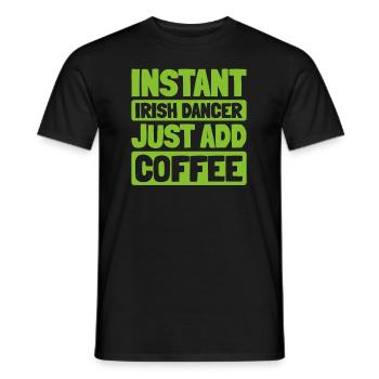 Irish Dance Irischer Tanz - Männer T-Shirt - Schwarz - Vorne - AI Model Male 178 light (178cm)