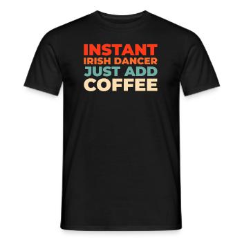 Irish Dance Irischer Tanz - Men's T-Shirt - black - Front - AI Model Male 178 light (178cm)