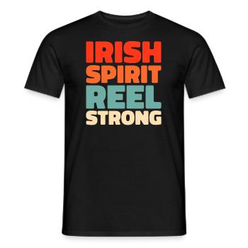 Irish Dance Irischer Tanz - Men's T-Shirt - black - Front - AI Model Male 178 light (178cm)