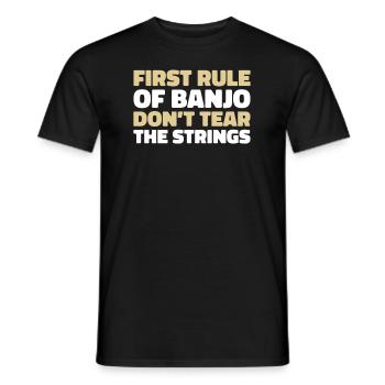 Banjo - Men's T-Shirt - black - Front - AI Model Male 178 light (178cm)