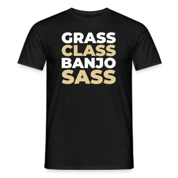 Banjo - Men's T-Shirt - black - Front - AI Model Male 178 light (178cm)