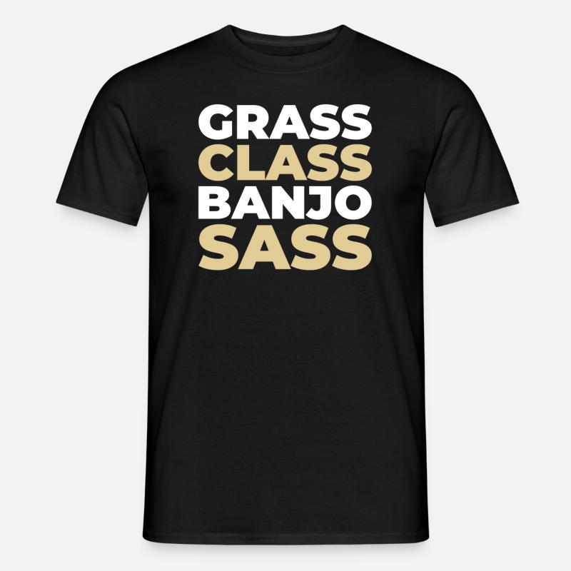Banjo - Männer T-Shirt - Schwarz
