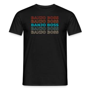 Banjo - T-shirt homme - noir - Devant - AI Model Male 178 light (178cm)