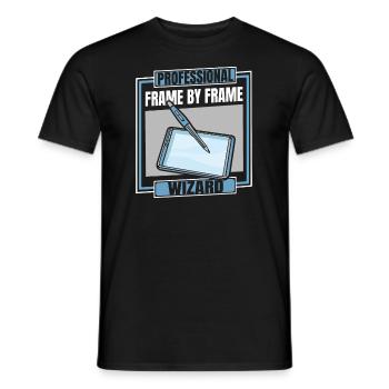 Animateur - T-shirt homme - noir - Devant - AI Model Male 178 light (178cm)