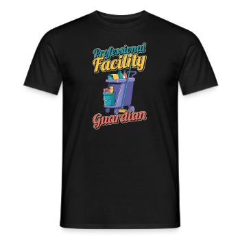 Gardien - T-shirt homme - noir - Devant - AI Model Male 178 light (178cm)