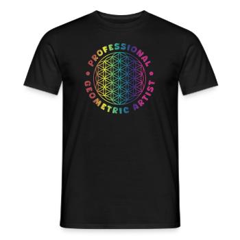 Géomètre - T-shirt homme - noir - Devant - AI Model Male 178 light (178cm)