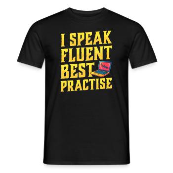 Consultant - T-shirt homme - noir - Devant - AI Model Male 178 light (178cm)