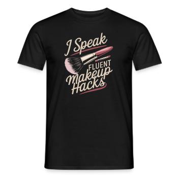 Beauty Specialist - Men's T-Shirt - black - Front - AI Model Male 178 light (178cm)