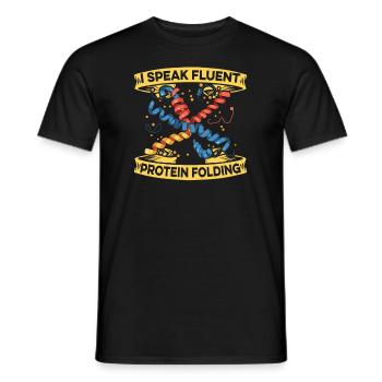 Biophysicien - T-shirt homme - noir - Devant - AI Model Male 178 light (178cm)