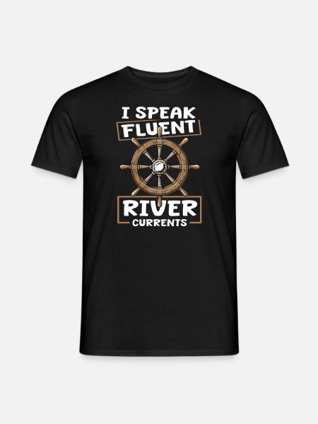 Binnenschiffer - Männer T-Shirt - Schwarz