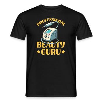 Beauty Specialist - Men's T-Shirt - black - Front - AI Model Male 178 light (178cm)