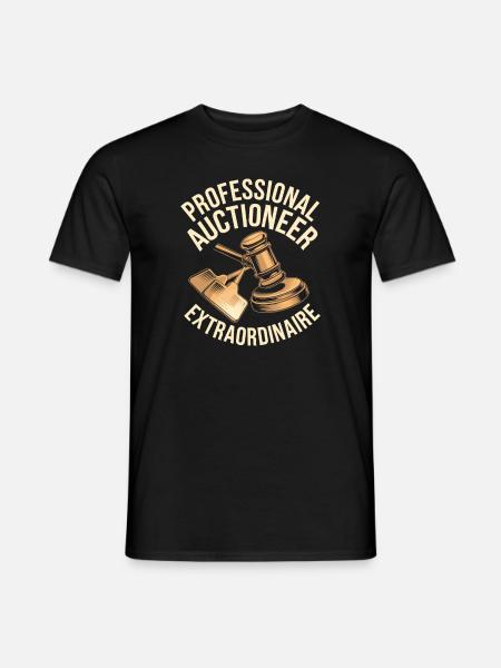 Auctioneer - Men's T-Shirt - black