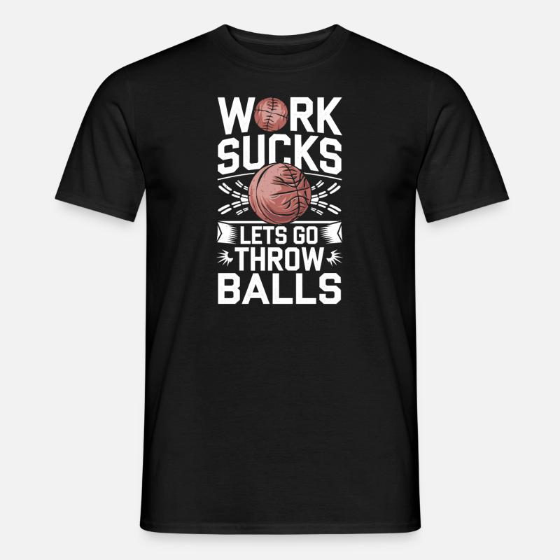 Völkerball - Männer T-Shirt - Schwarz