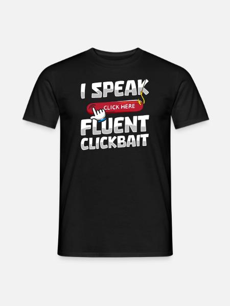 Blogger Blogging - Men's T-Shirt - black