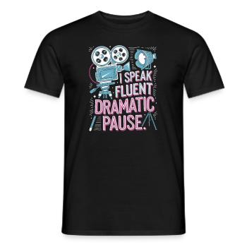 Acteur - T-shirt homme - noir - Devant - AI Model Male 178 light (178cm)