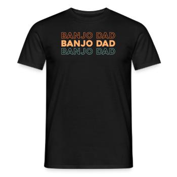 Banjo - Men's T-Shirt - black - Front - AI Model Male 178 light (178cm)