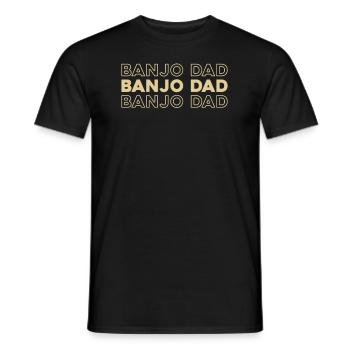 Banjo - Men's T-Shirt - black - Front - AI Model Male 178 light (178cm)