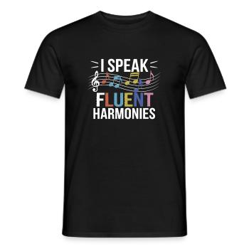 Choir teacher - Men's T-Shirt - black - Front - AI Model Male 178 light (178cm)