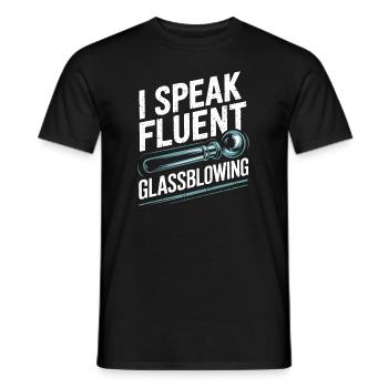 Glass worker - Men's T-Shirt - black - Front - AI Model Male 178 light (178cm)