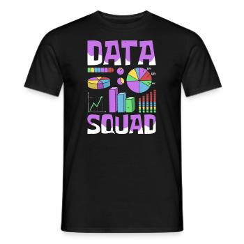 Analytiker Kader - Männer T-Shirt - Schwarz - Vorne - AI Model Male 178 light (178cm)