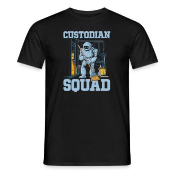 Custodian Bank Cadre - Men's T-Shirt - black - Front - AI Model Male 178 light (178cm)
