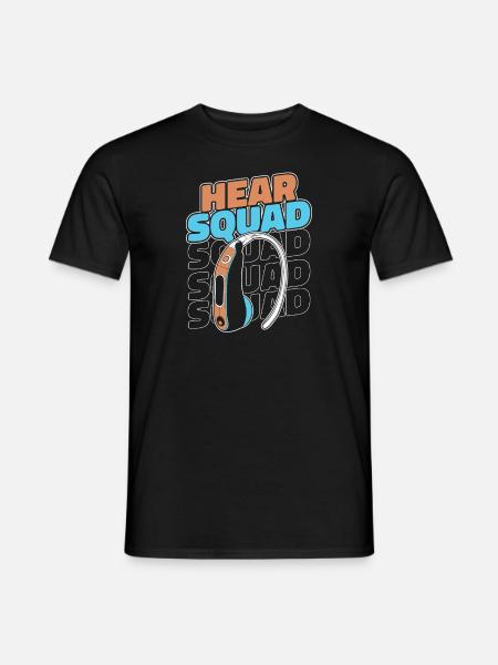 Hörgerätespezialist Kader - Männer T-Shirt - Schwarz