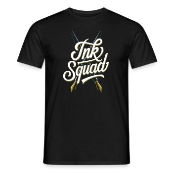 Kalligraph Kader - Männer T-Shirt - Schwarz - Vorne - AI Model Male 178 light (178cm)