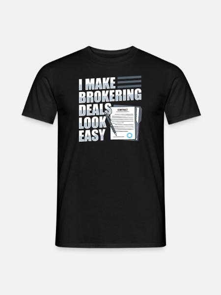 Broker - Men's T-Shirt - black