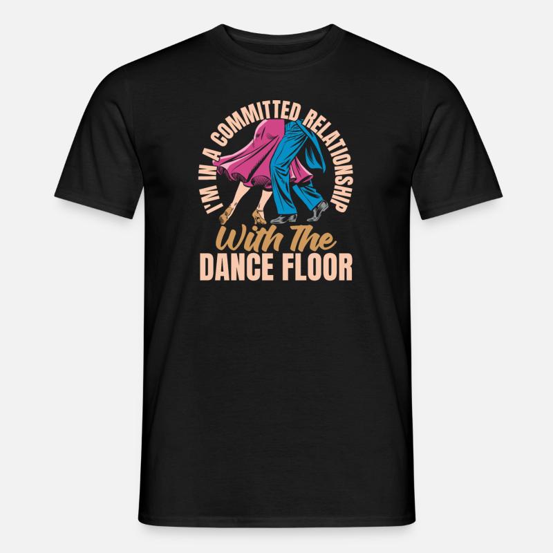 Tanzen Tänzer - Männer T-Shirt - Schwarz
