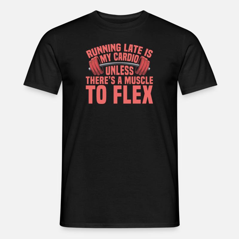 Bodybuilder Bodybuilding - Männer T-Shirt - Schwarz