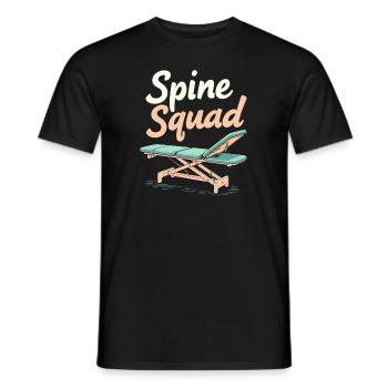 Chiropractor Team - Men's T-Shirt - black - Front - AI Model Male 178 light (178cm)