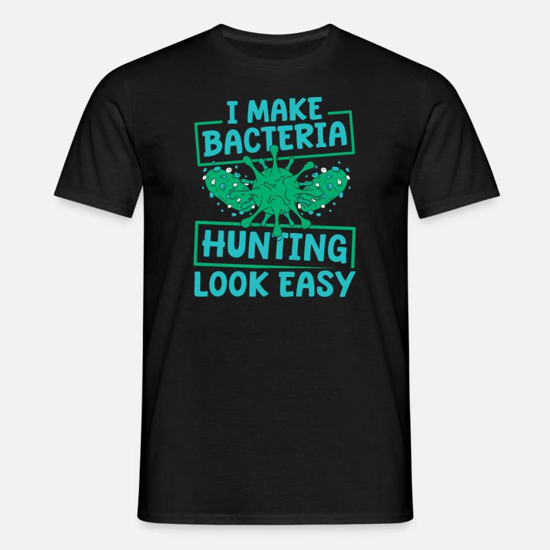 Bacteriologist - Men's T-Shirt - black