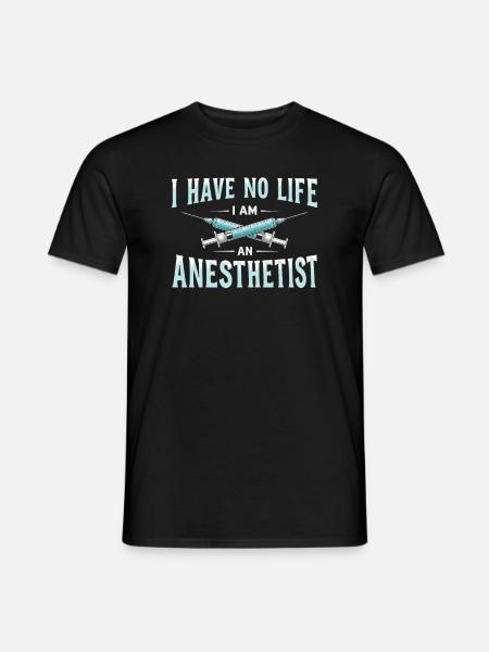 anaesthetist - Men's T-Shirt - black