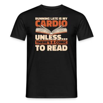 Bande dessinée - T-shirt homme - noir - Devant - AI Model Male 178 light (178cm)