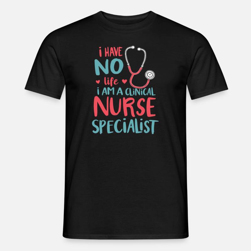 Fachkrankenschwester - Männer T-Shirt - Schwarz