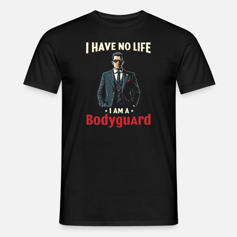 Leibwächter - Männer T-Shirt - Schwarz