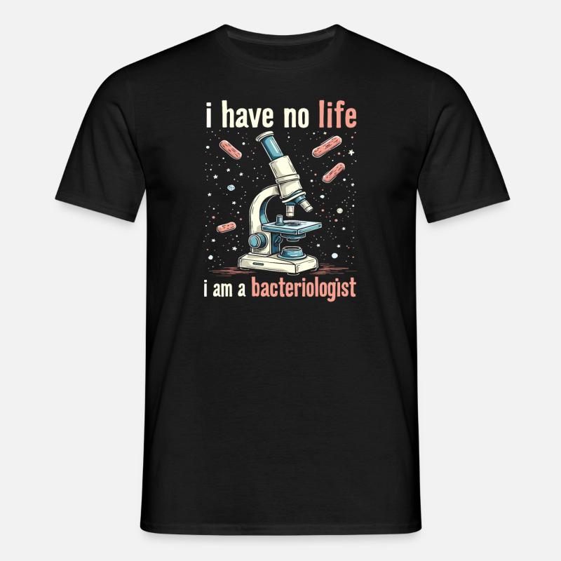 Bacteriologist - Men's T-Shirt - black