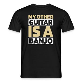 Banjo - Men's T-Shirt - black - Front - AI Model Male 178 light (178cm)