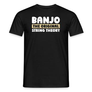 Banjo - Men's T-Shirt - black - Front - AI Model Male 178 light (178cm)