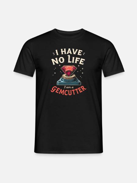 Gemstone cutter - Men's T-Shirt - black