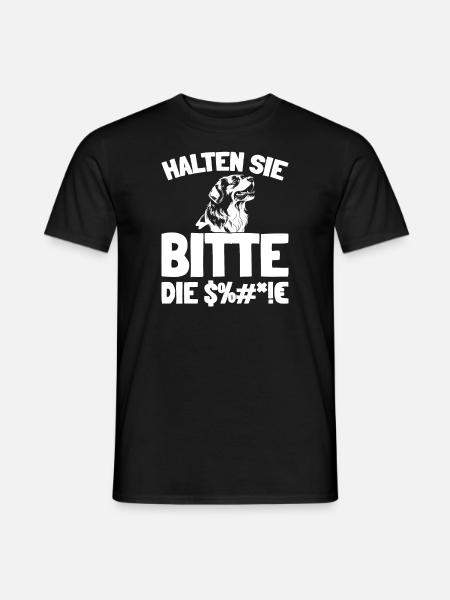 St. Bernards, please shut up - Men's T-Shirt - black