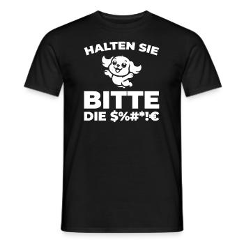 King Charles Cavalier - Men's T-Shirt - black - Front - AI Model Male 178 light (178cm)