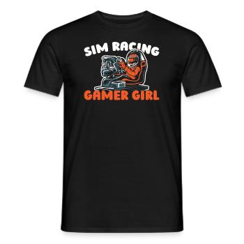 Sim Racing - T-shirt homme - noir - Devant - AI Model Male 178 light (178cm)