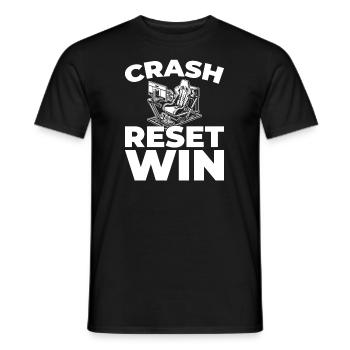 Sim Racing - Men's T-Shirt - black - Front - AI Model Male 178 light (178cm)
