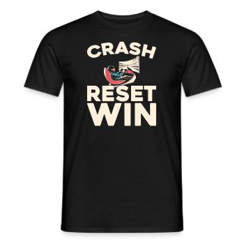 Sim Racing - Men's T-Shirt - black - Front - AI Model Male 178 light (178cm)