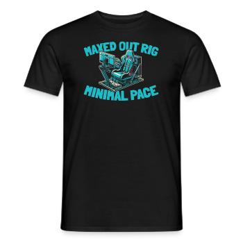 Sim Racing - Men's T-Shirt - black - Front - AI Model Male 178 light (178cm)