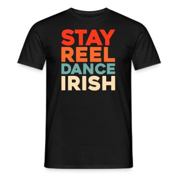 Irish Dance Irischer Tanz - Männer T-Shirt - Schwarz - Vorne - AI Model Male 178 light (178cm)
