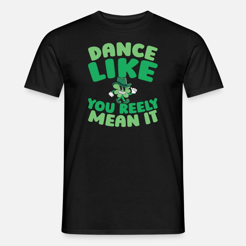 Irish Dance Irischer Tanz - Männer T-Shirt - Schwarz