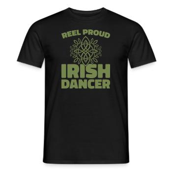 Irish Dance Irischer Tanz - Männer T-Shirt - Schwarz - Vorne - AI Model Male 178 light (178cm)