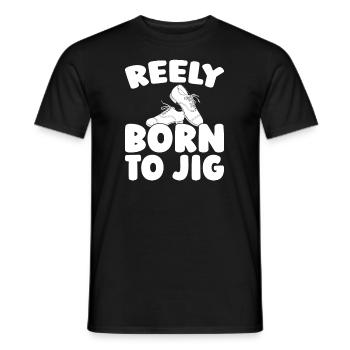 Irish Dance Irischer Tanz - Men's T-Shirt - black - Front - AI Model Male 178 light (178cm)